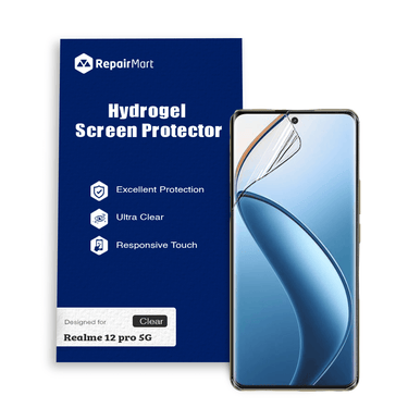 Realme 12 pro 5G Compatible Premium Hydrogel Screen Protector With Full Coverage Ultra HD